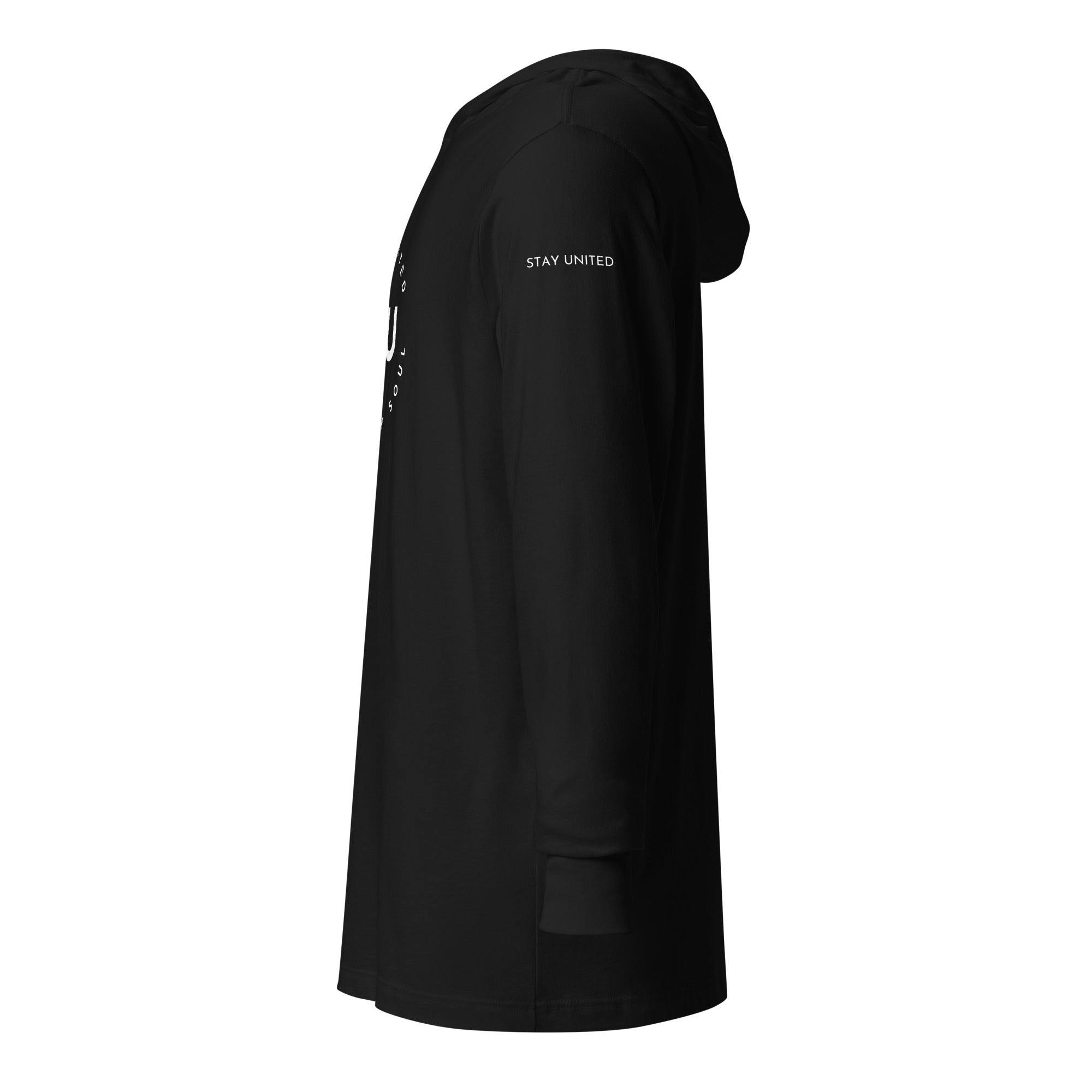 Hooded long-sleeve tee - unisex-hooded-long-sleeve-tee-black-left-654e8e8c59469