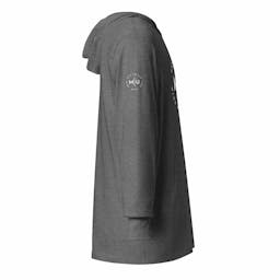 Hooded long-sleeve tee - unisex-hooded-long-sleeve-tee-grey-triblend-right-654e8e8c5a5d5