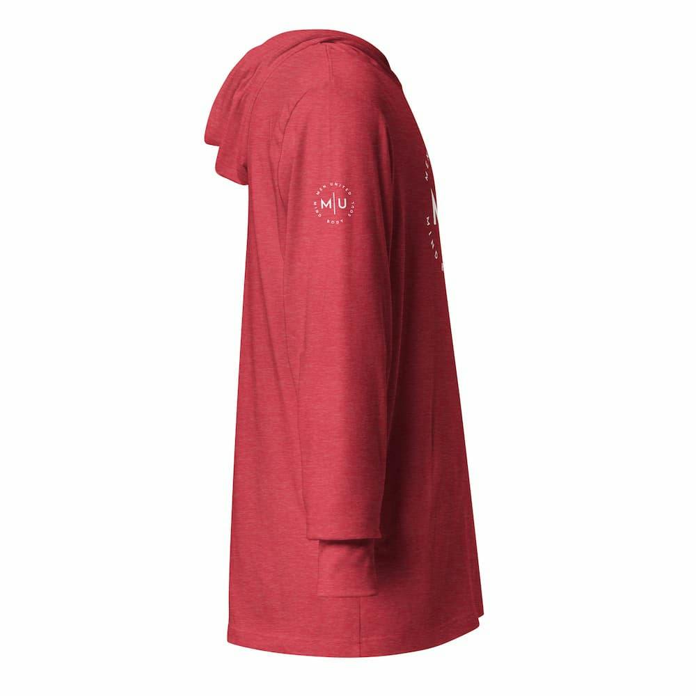 Hooded long-sleeve tee - unisex-hooded-long-sleeve-tee-heather-red-right-654e8e8c59f33
