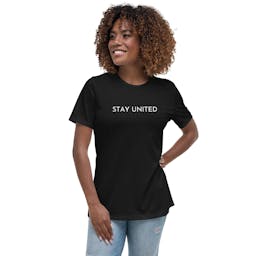 Women's Relaxed T-Shirt - womens-relaxed-t-shirt-black-front-653f0ed06488a