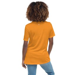 Women's Relaxed T-Shirt - womens-relaxed-t-shirt-heather-marmalade-back-653f0ed06763c