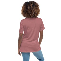 Women's Relaxed T-Shirt - womens-relaxed-t-shirt-heather-mauve-back-653f0ed06605d