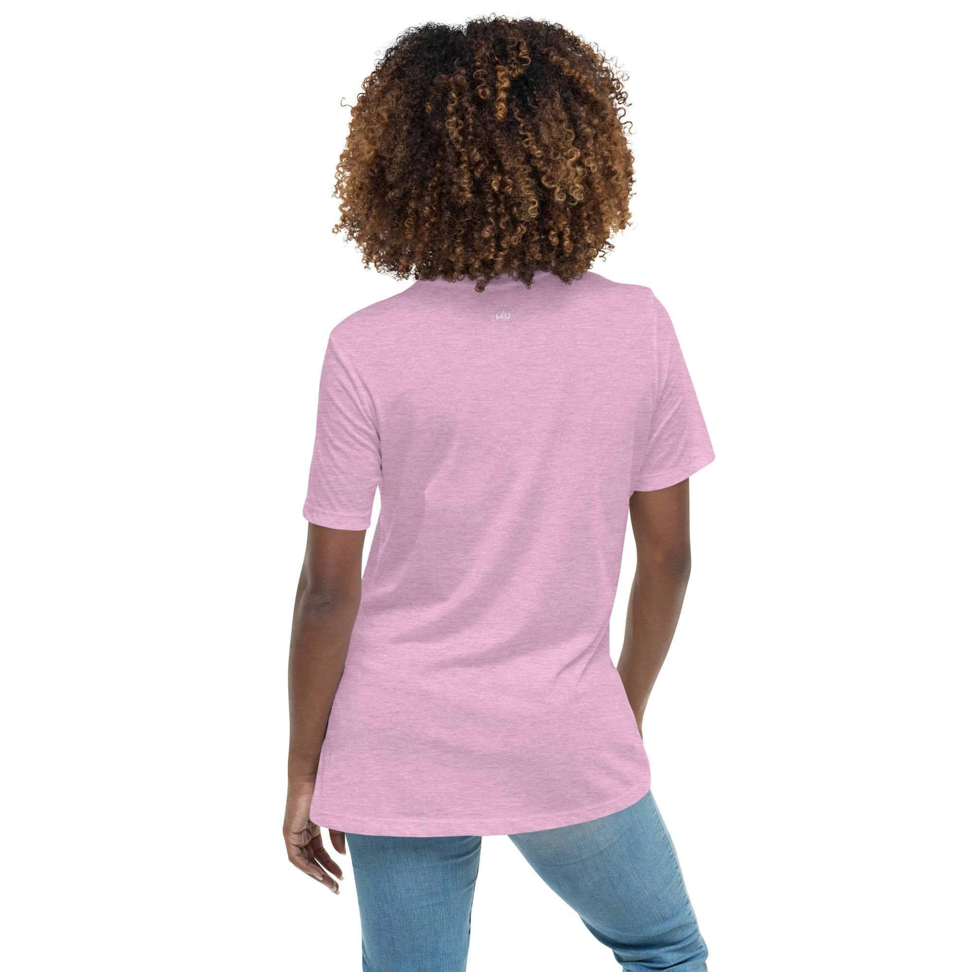 Women's Relaxed T-Shirt - womens-relaxed-t-shirt-heather-prism-lilac-back-653f0ed06ba65